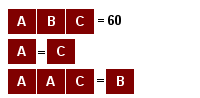 ABC=60, A=C, AAC=B